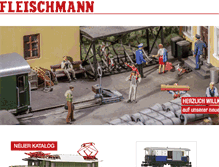 Tablet Screenshot of fleischmann.de